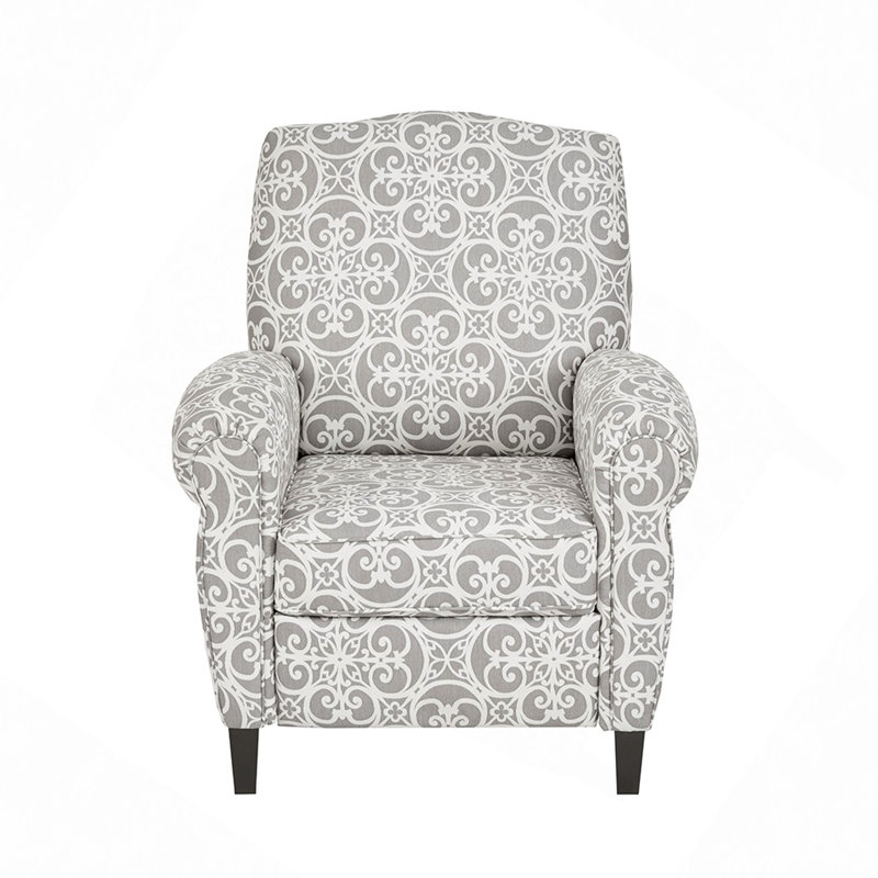 Push Back Recliner, Gray