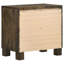 Table de chevet 2 tiroirs Rustic Brown