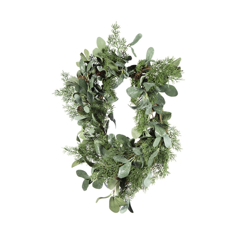 D24 po - couronne de feuillage / cèdre, vert