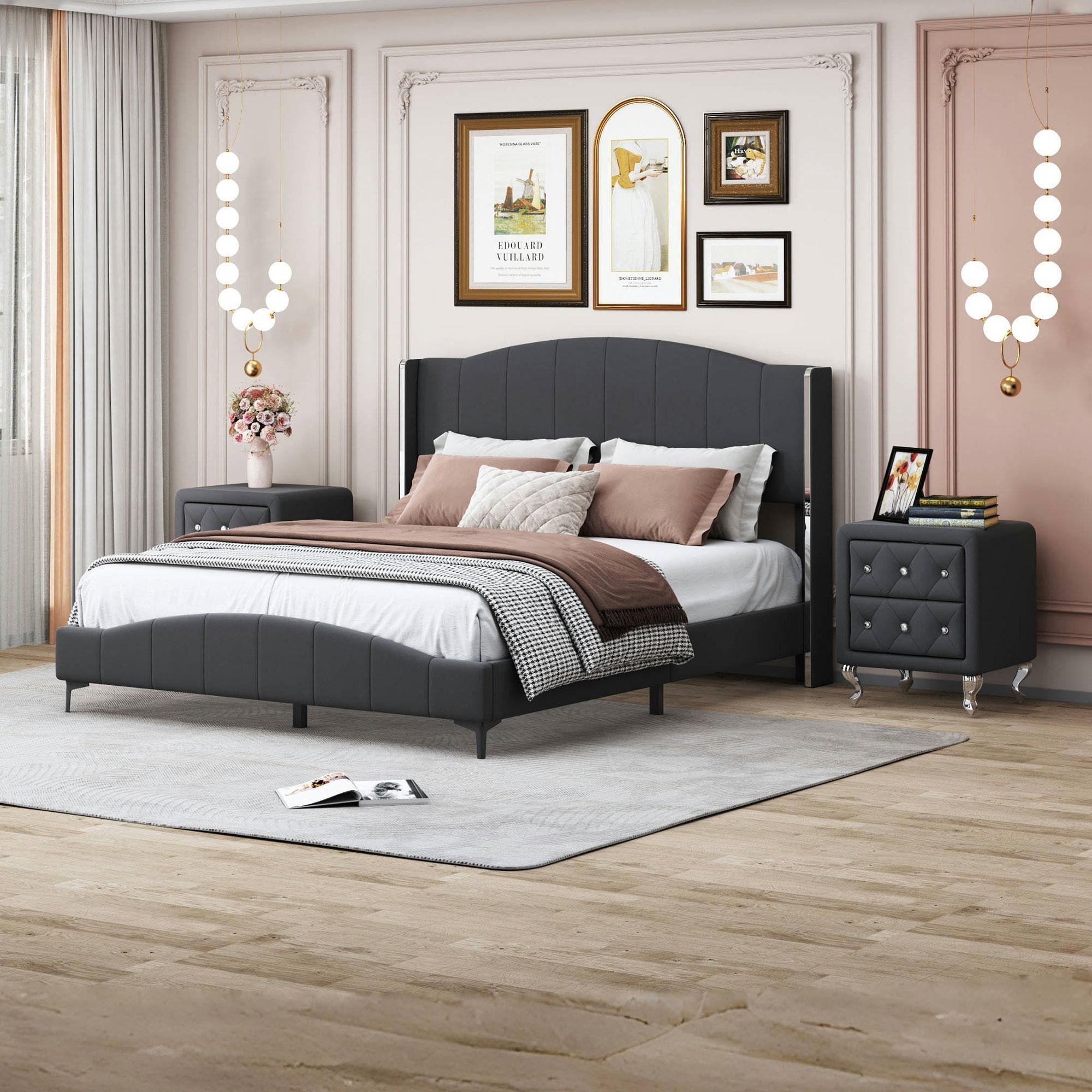 House of Hampton® 3 Pieces Bedroom Set Wayfair