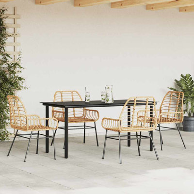 Patio Dining Set Rectangular Table