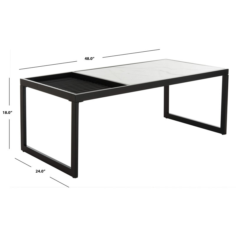 Table basse du chariot Zuri
