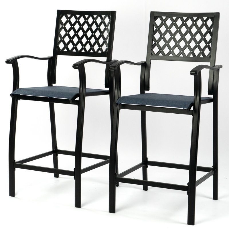 Ensemble de 2 tabourets de bar Kozyard, Marine
