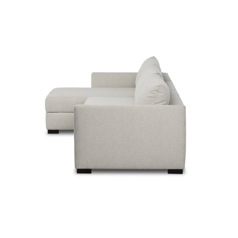 Wickham Chaise Sectional, 35" H x 126.5" W x 61" D, Left Arm Facing