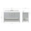 Ensemble de meuble-lavabo simple 55 po Abby-85364393