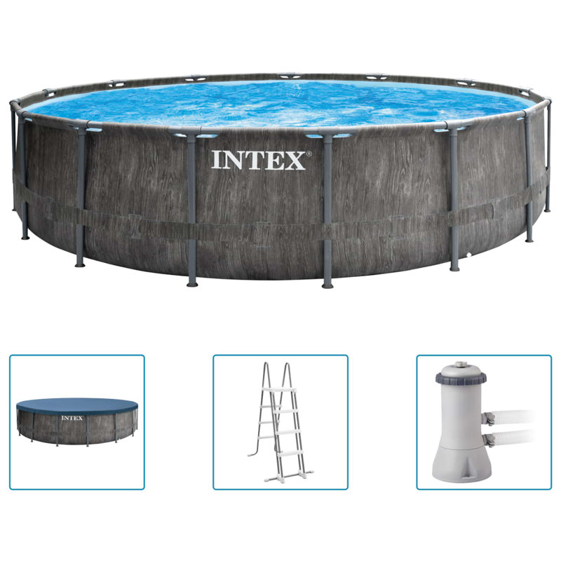 Intex Greywood Prism Frame Premium Pool Set