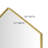 Modern Metal Framed Hexagon Wall Mirror-566911146-566911145