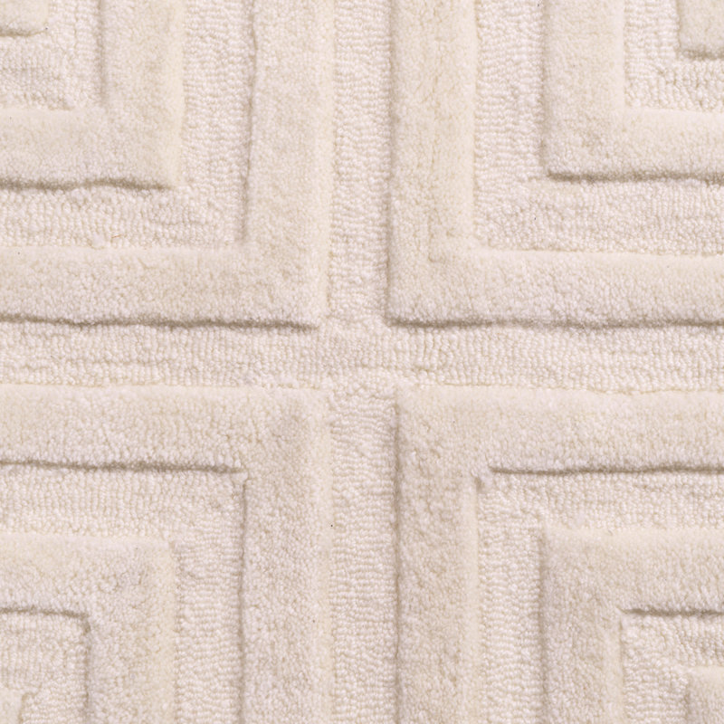 Breck Wool Geometric Area Rug, Rectangle 6'7" x 9'10"