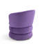 Upholstered Swivel Barrel Chair-1123105291