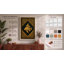 Golden Fish, Art Deco - Wrapped Canvas-446137542-446137551