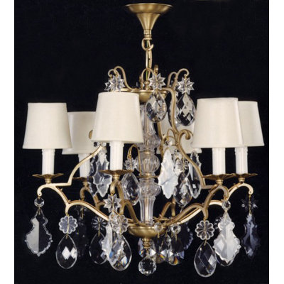 Delvalle 6 - Light Shaded Chandelier