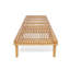 Chaise longue inclinable en acacia 78,75 po Cadain-171626699