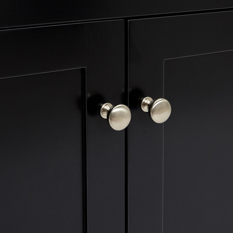 Ensemble de meuble-lavabo simple 37 po Partham, Noir