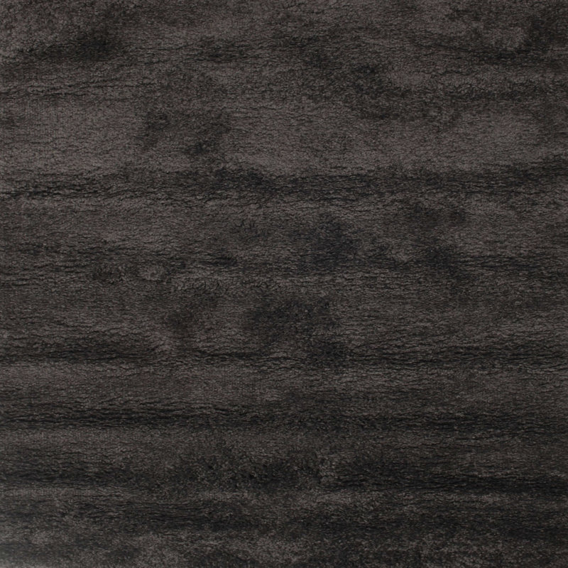Tapis contemporain noir, Carré 5 pi