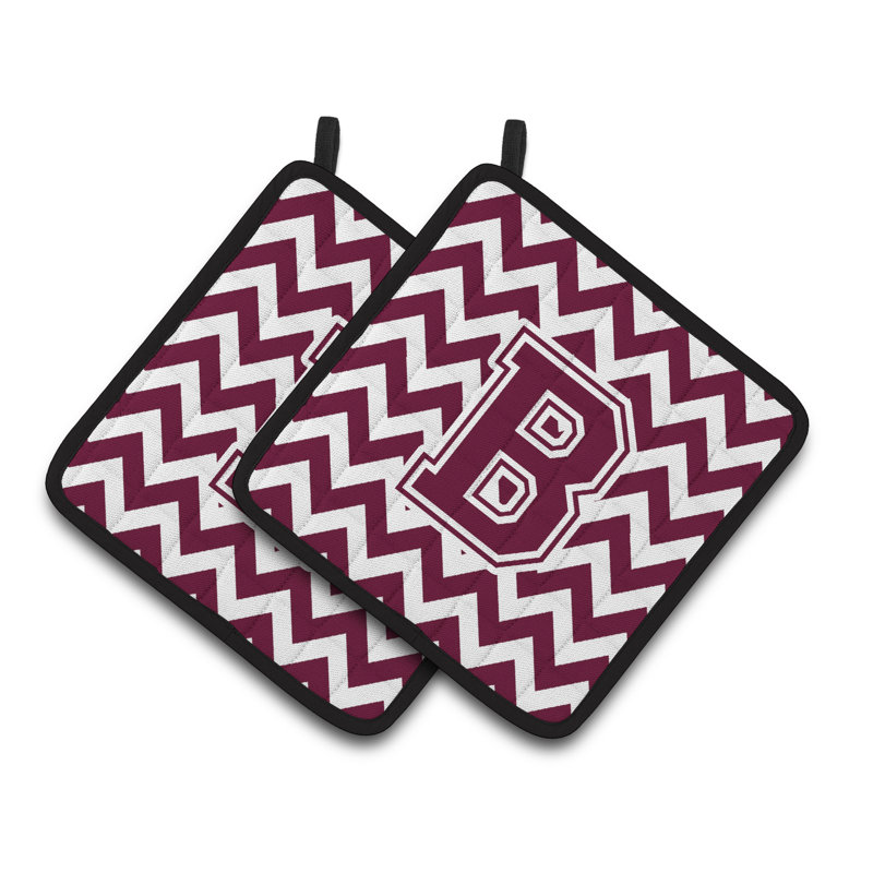 Poignée à chevrons, B, Marron / blanc