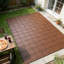44 Peck Interlocking Deck Tiles, Easy Installation, Weatherproof Low Maintenance Plastic Tiles For Porch, Poolside, Balcony, Backyard, And Indoor Use-115197677