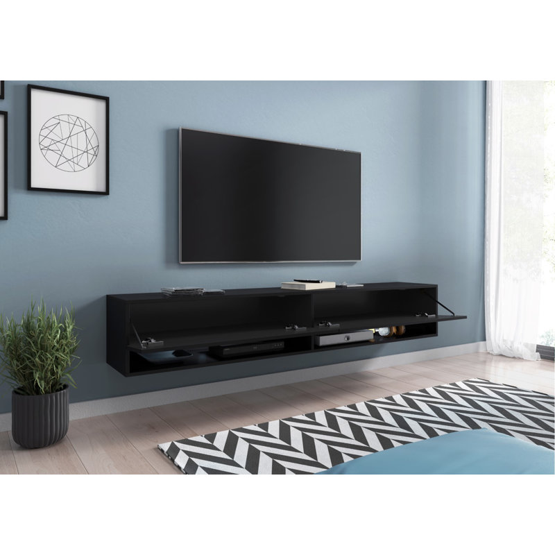 Contrast Unfinished Floating TV Stand for TVs up to 78"