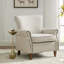 Zellig Traditional Wooden Upholstered Accent Chair-517665712