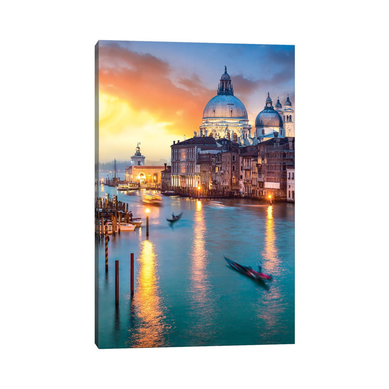Grand Canal III by Jan Becke - Wrapped Canvas Gallery-Wrapped Canvas Giclée, 30.48cm H x 20.32cm W