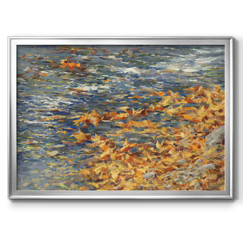 " Autumn Creek ", Silver, 14" H x 20" W x 1.5" D