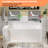 60" x 32" Alcove Soaking Acrylic Bathtub Modern Rectangular Acrylic Bathtub White Tile In Bathtub-117371738