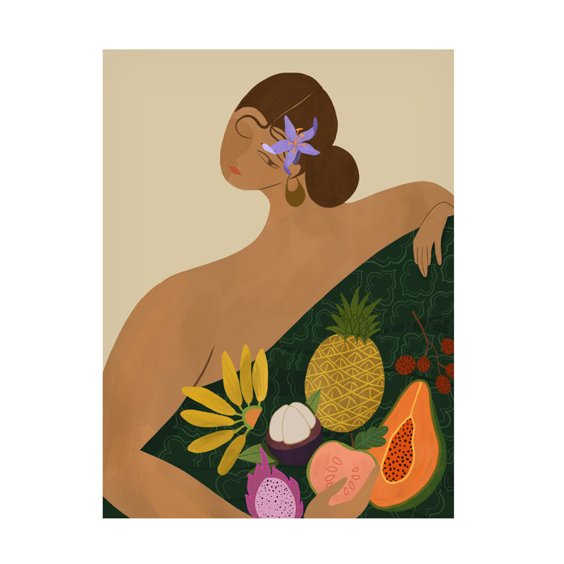 Reproduction de fruits sur toile par Arty Guava, H 19 po x l 14 po x P 2 po