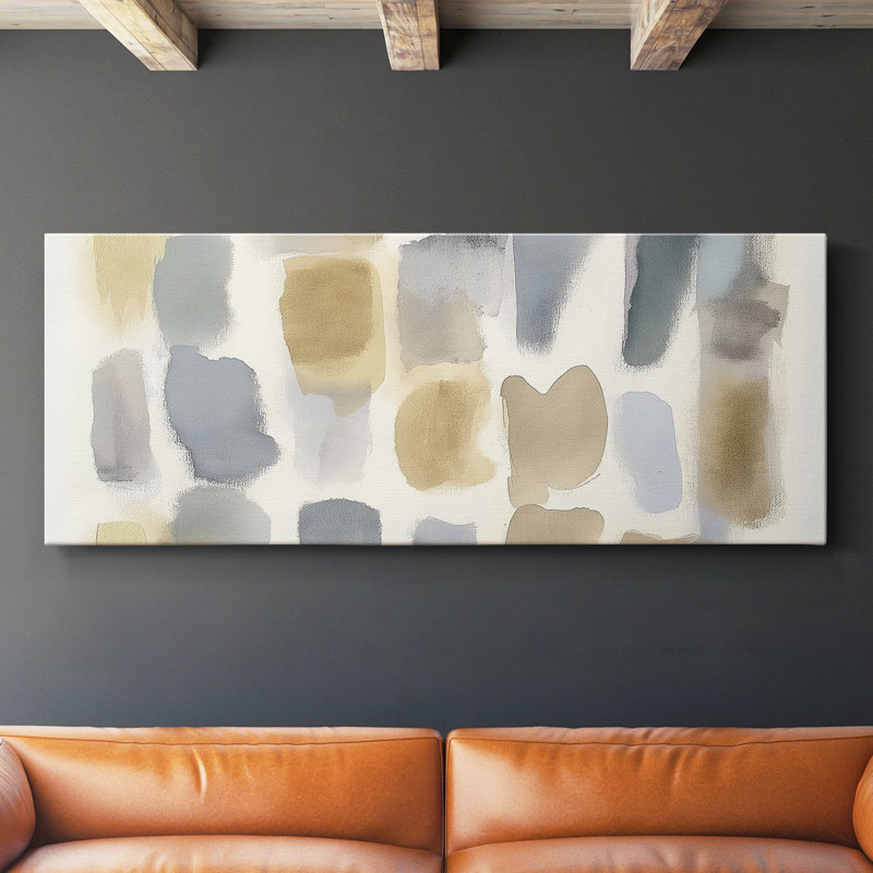Toile tendue abstraite Seris 6 # XC-Wide Gallery, H 12 po x l 30 po