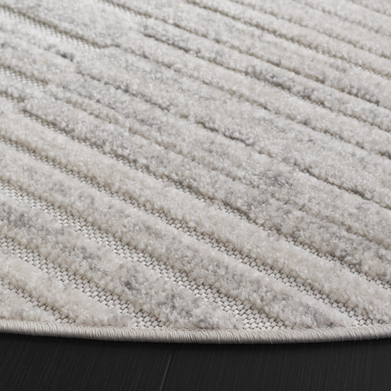 Keveon Performance Abstract Rug, Round 6'7"