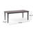 DINING TABLE WITH SQUARE LEG