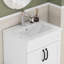 Dessus de meuble-lavabo classique en céramique de 24 po avec trou de robinet pré-percé Hartwick (lavabo seulement)