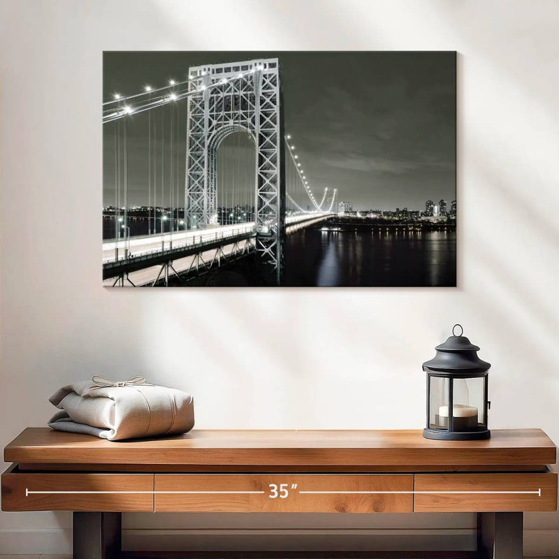 Lilie Bridge City Lights, H 16 po x l 24 po