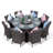 Karcher 8 Seater Dining Set with Cushions and Parasol