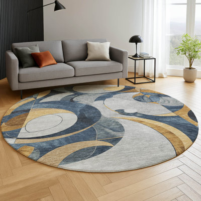 Premium Machine Washable Mayfield geometric Rug