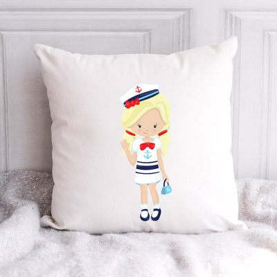 Nautical Sea Life_396 - Coussin décoratif en polyester