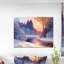 Paysages «Christmas Forest with River», impression-1212209357-1268065002