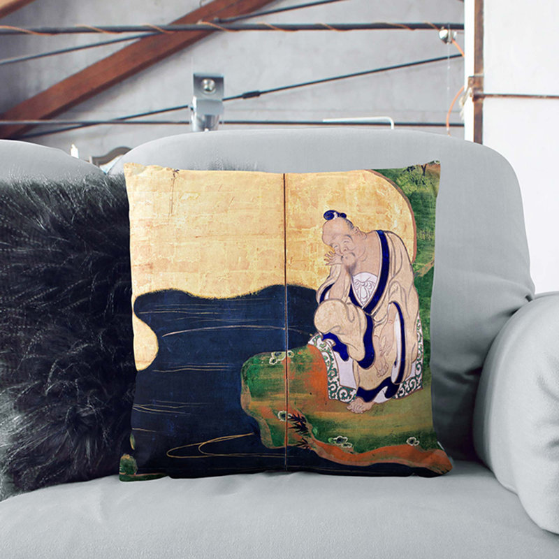 Square Throw Cushion, 40cm H x 40cm W x 15cm D
