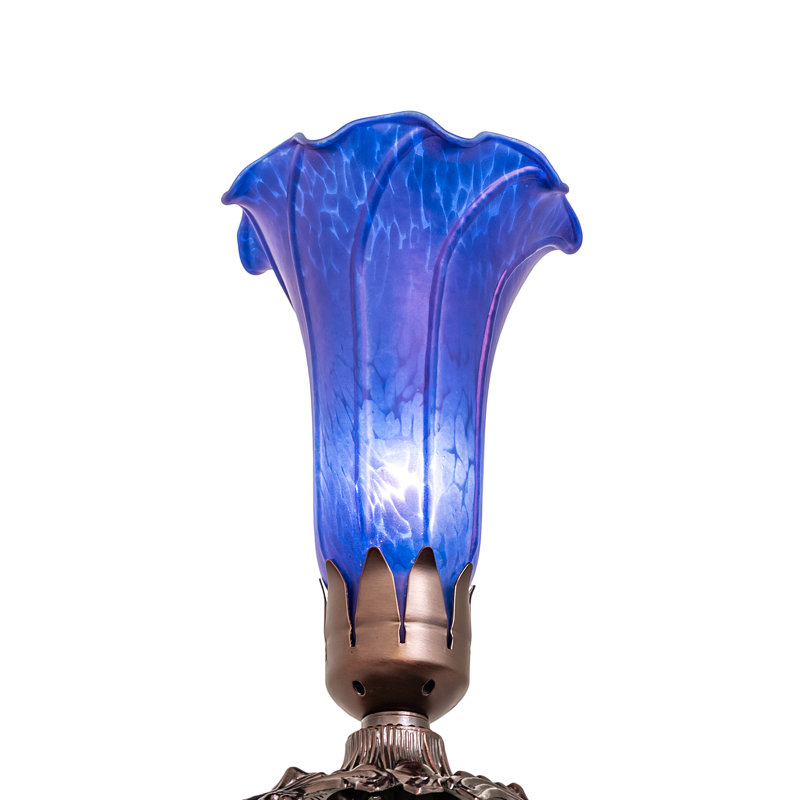 Meyda Tiffany & Stained Glass Table Lamp, Blue