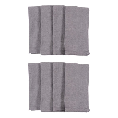 Asberry Chambray Napkins Set Of 8