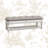Colchester Chenille Upholstered Bench with Shelves