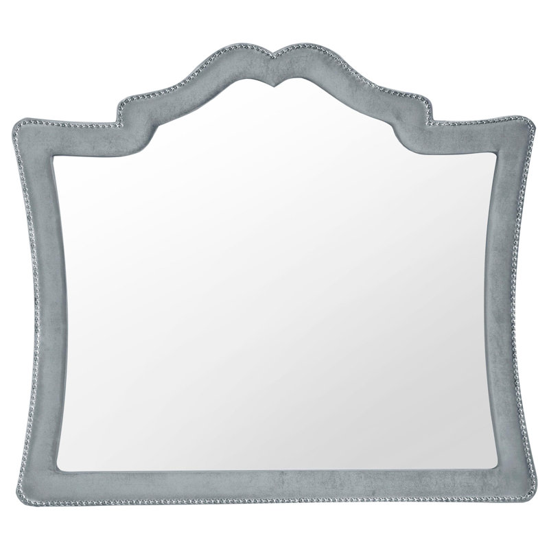 Mercee Dresser Mirror, Gray