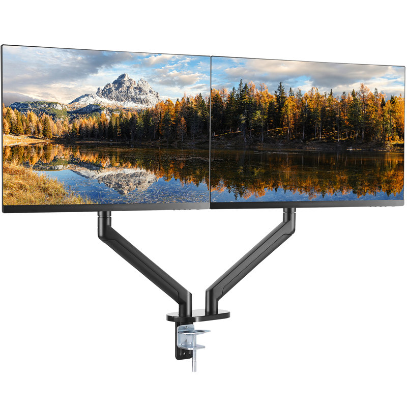 VEVOR Single Screen Desktop Mount, 19.69" H x 21.85" W x 6.3" D