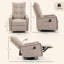 HOMCOM Massage Recliner Armchair Swivel Rocking Recliner Chair-278717880