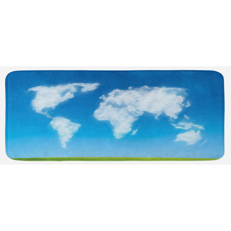 Eclectic Polyester Kitchen Mat