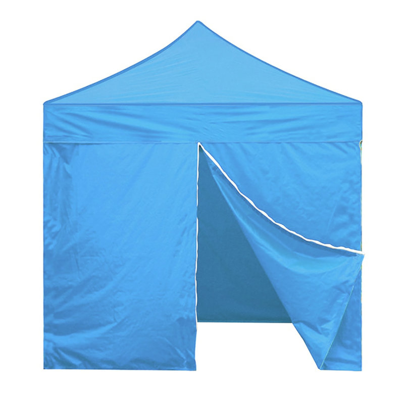 Auvent escamotable en acier Amber-Lee, 8 pi x 8 pi, Bleu ciel