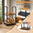 2 Layer Firewood Rack with Goloves