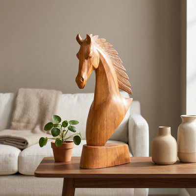Buste en bois Kenzlee