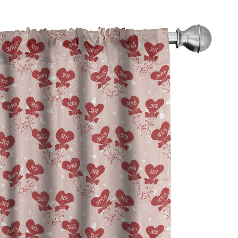 Rideaux 4 panneaux East Lady