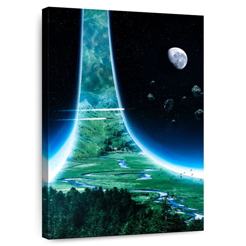 Kelan Ring World, 24" H x 16" W