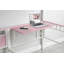 Lit superposé simple blanc et rose Erion