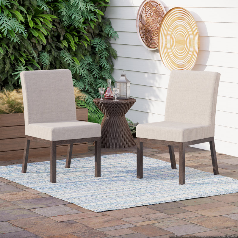 Chaise d'appoint de salle à manger avec coussin Westdale
